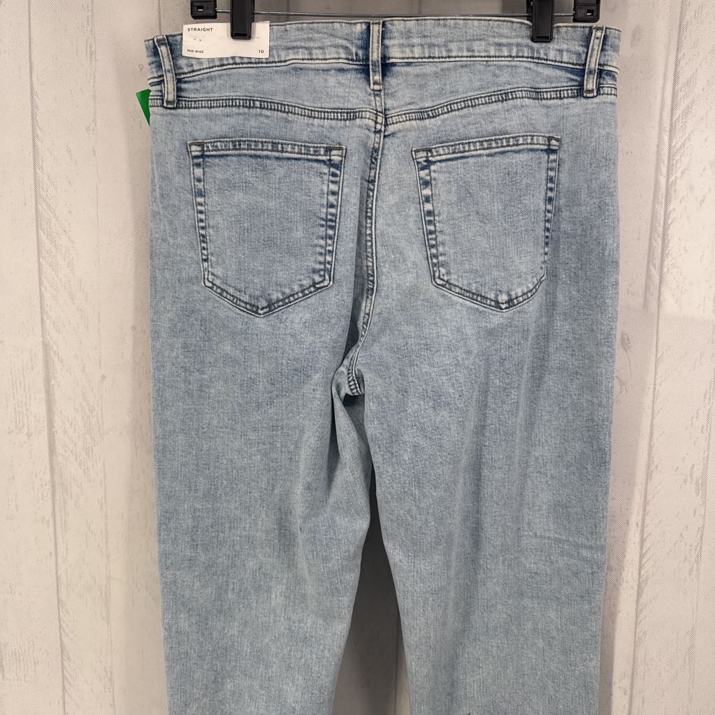 R80 10 mid rise straight leg jean