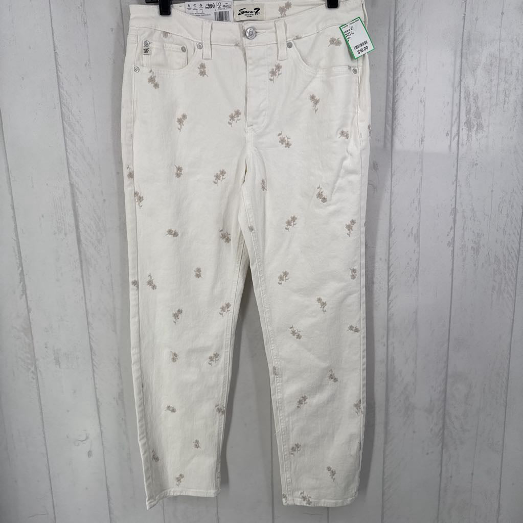 R79 6 flo embroidered jean