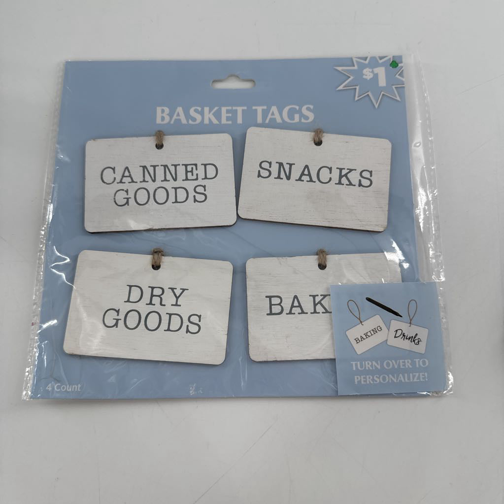 basket tags