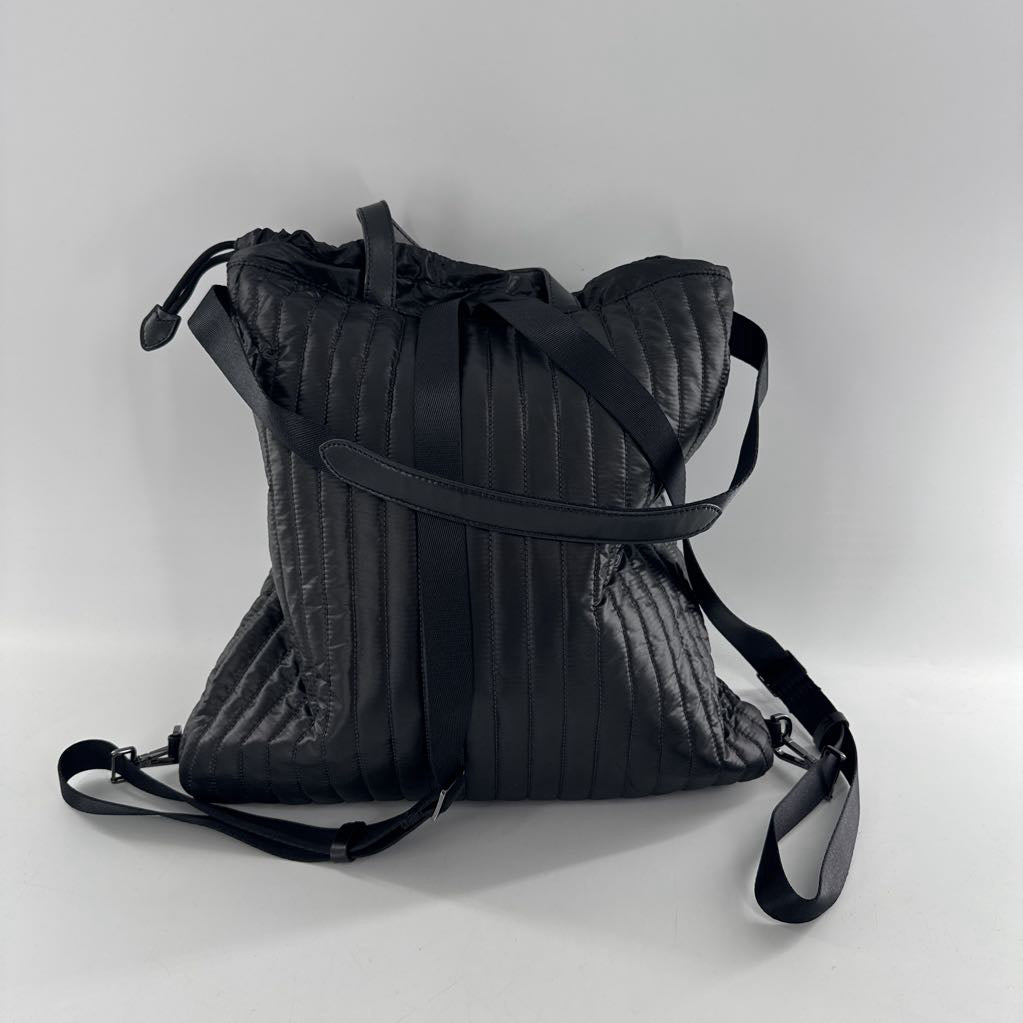quilted large convertible backpack