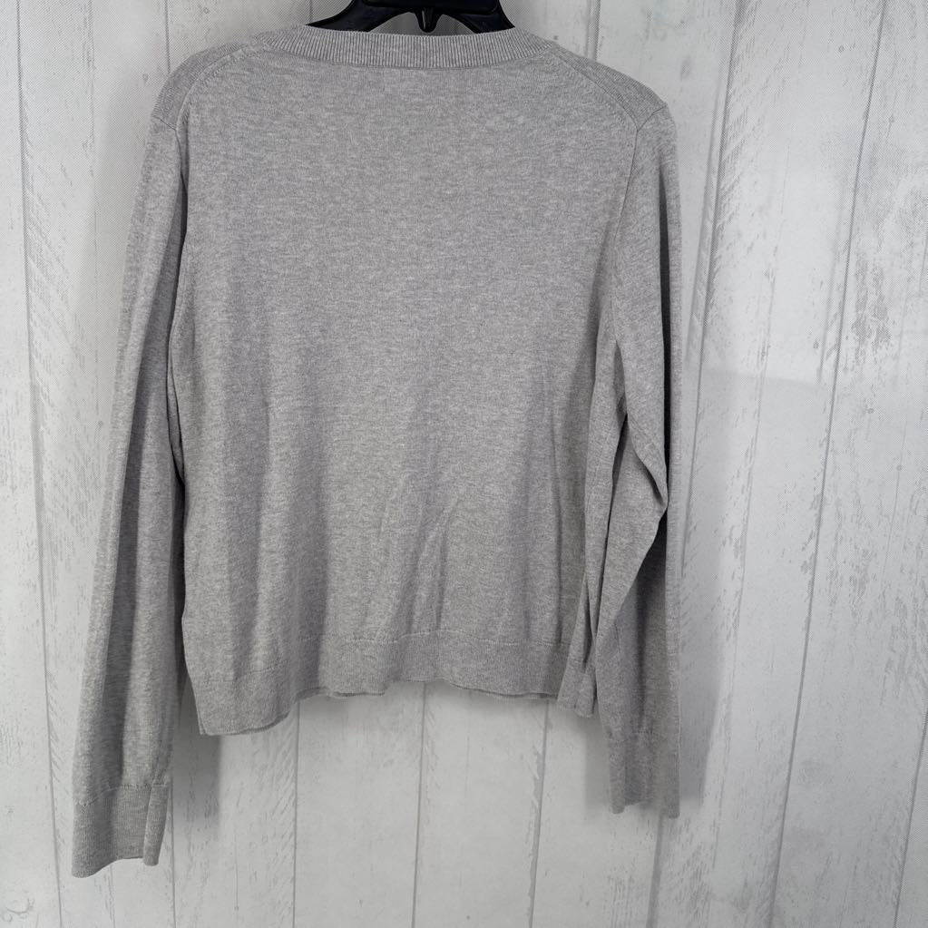 L l/s v-neck sweater