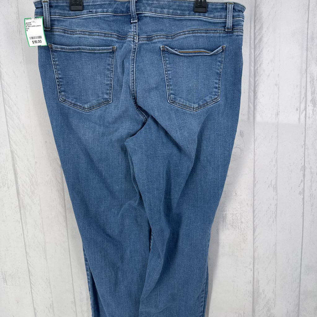 16 slim ankle jeans