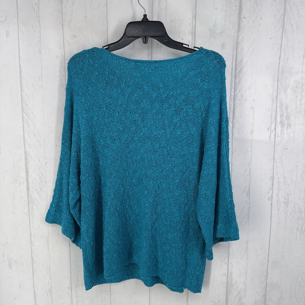 M elbow slv scoop neck sweater