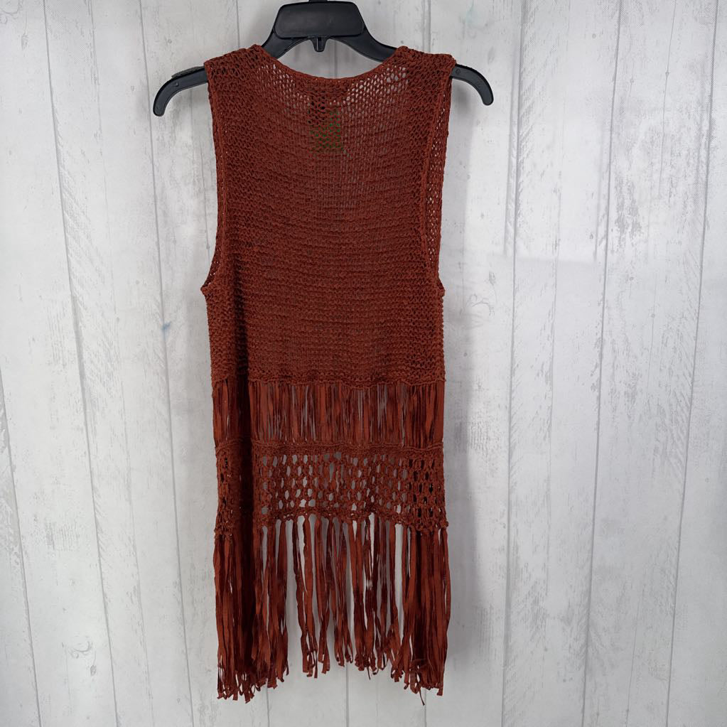 S fringe vest