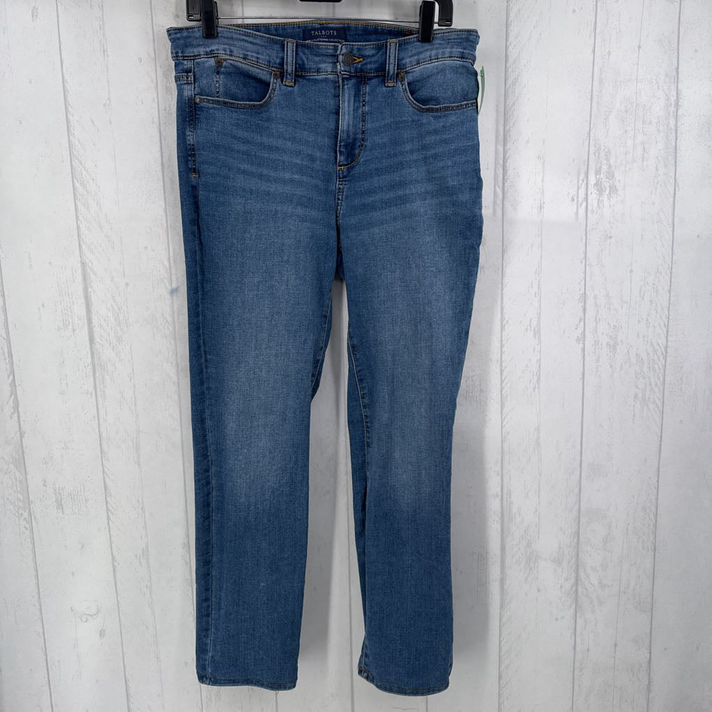 High Waist Straight Leg Jeans