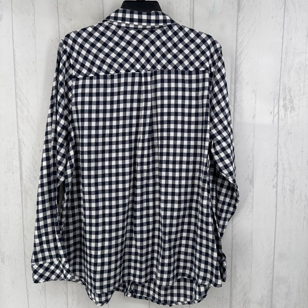 Gingham Print l/s