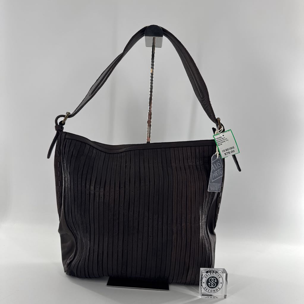 pleated hobo shoulder bag