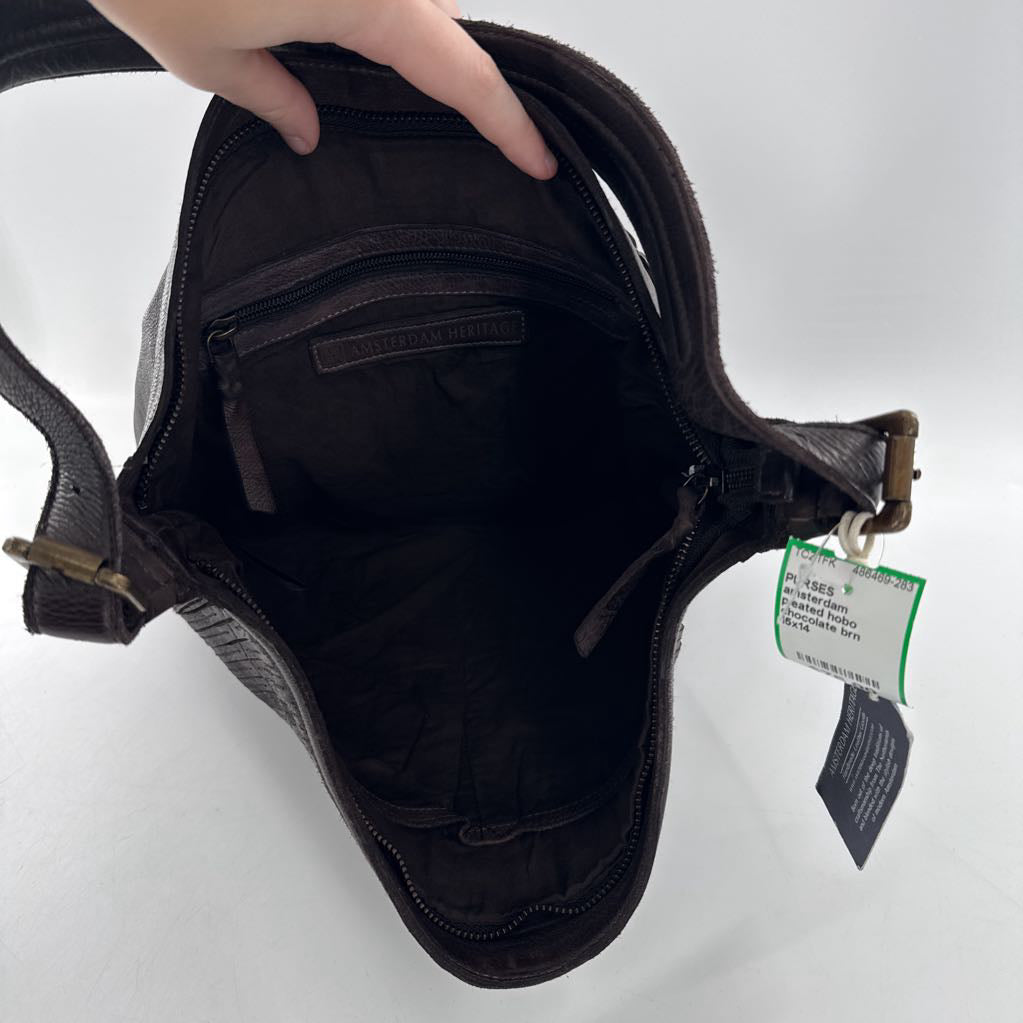 pleated hobo shoulder bag