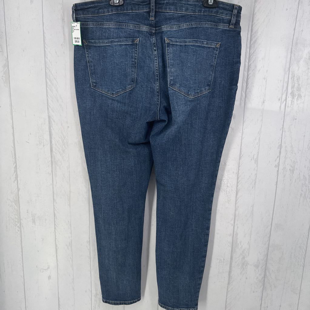 14 mid rise skinny jeans