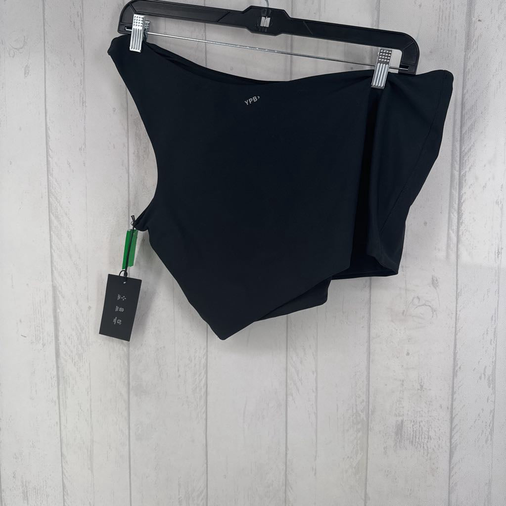 XXL one strap shoulder crop tank