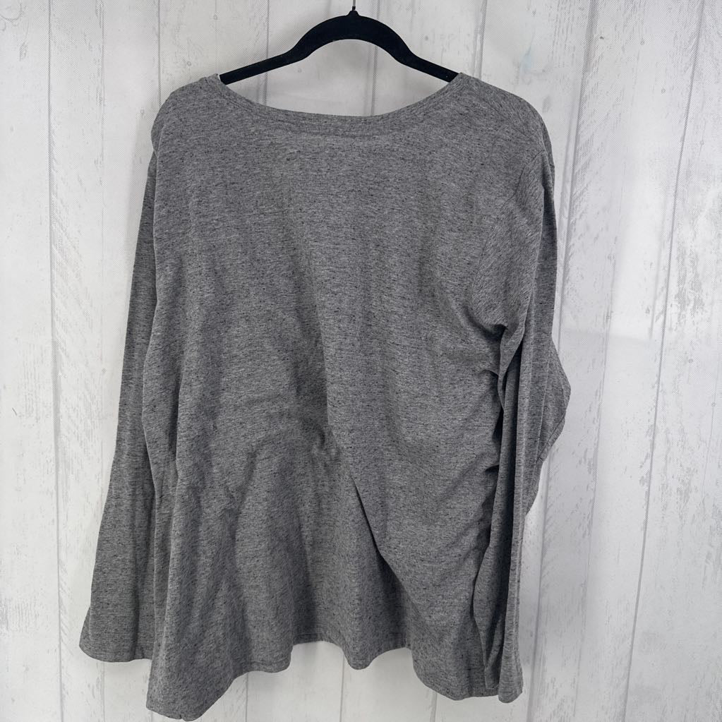 26/28 l/s crew neck top