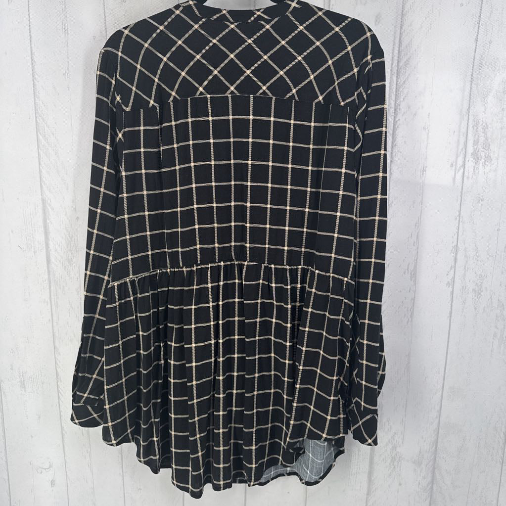 R59 2 l/s plaid button top