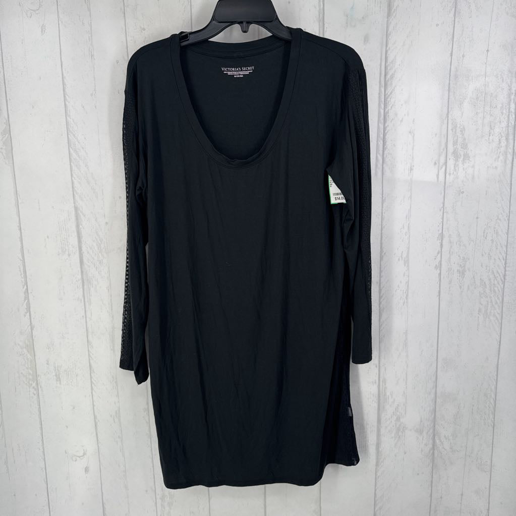 M l/s scoop neck top