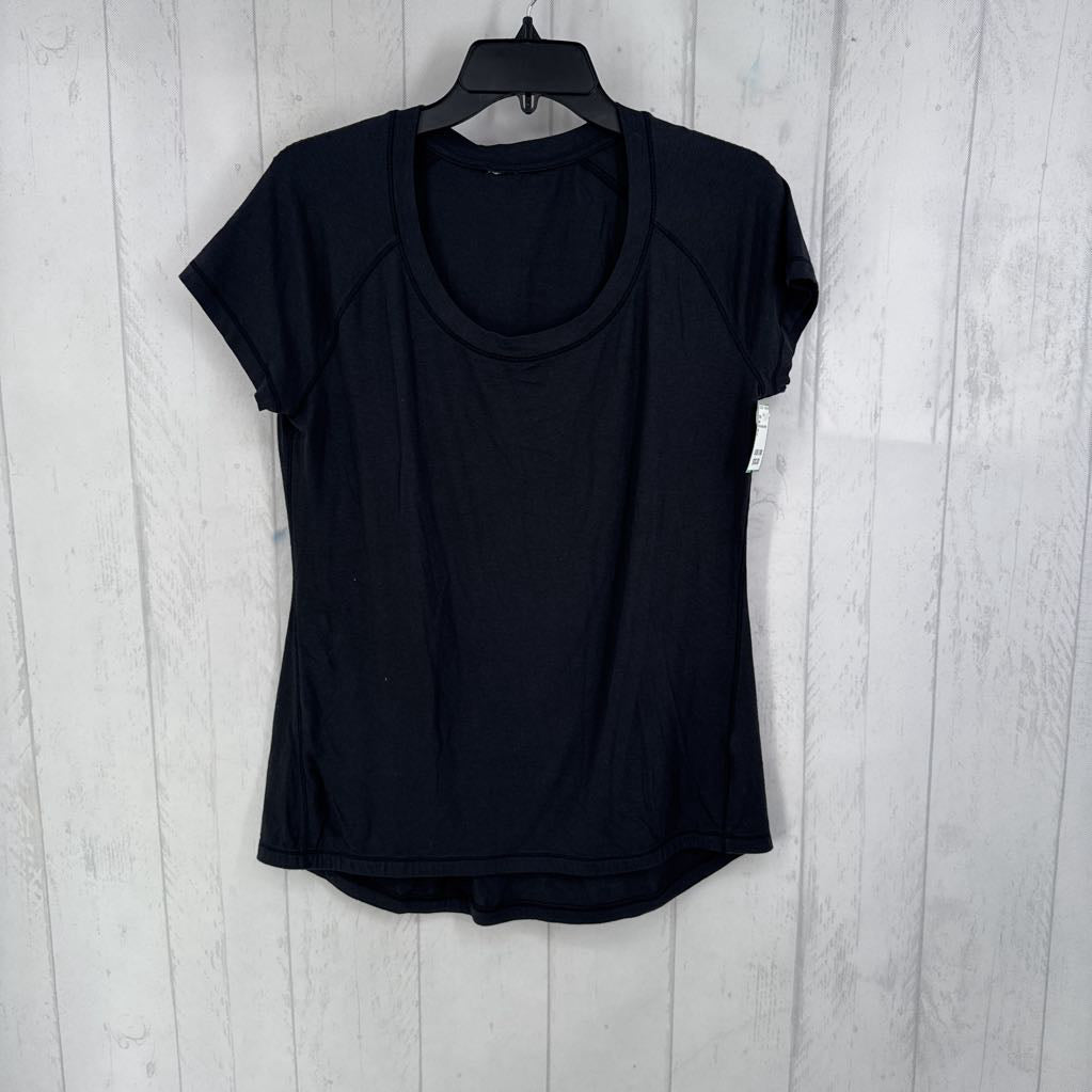 M s/s scoop neck top
