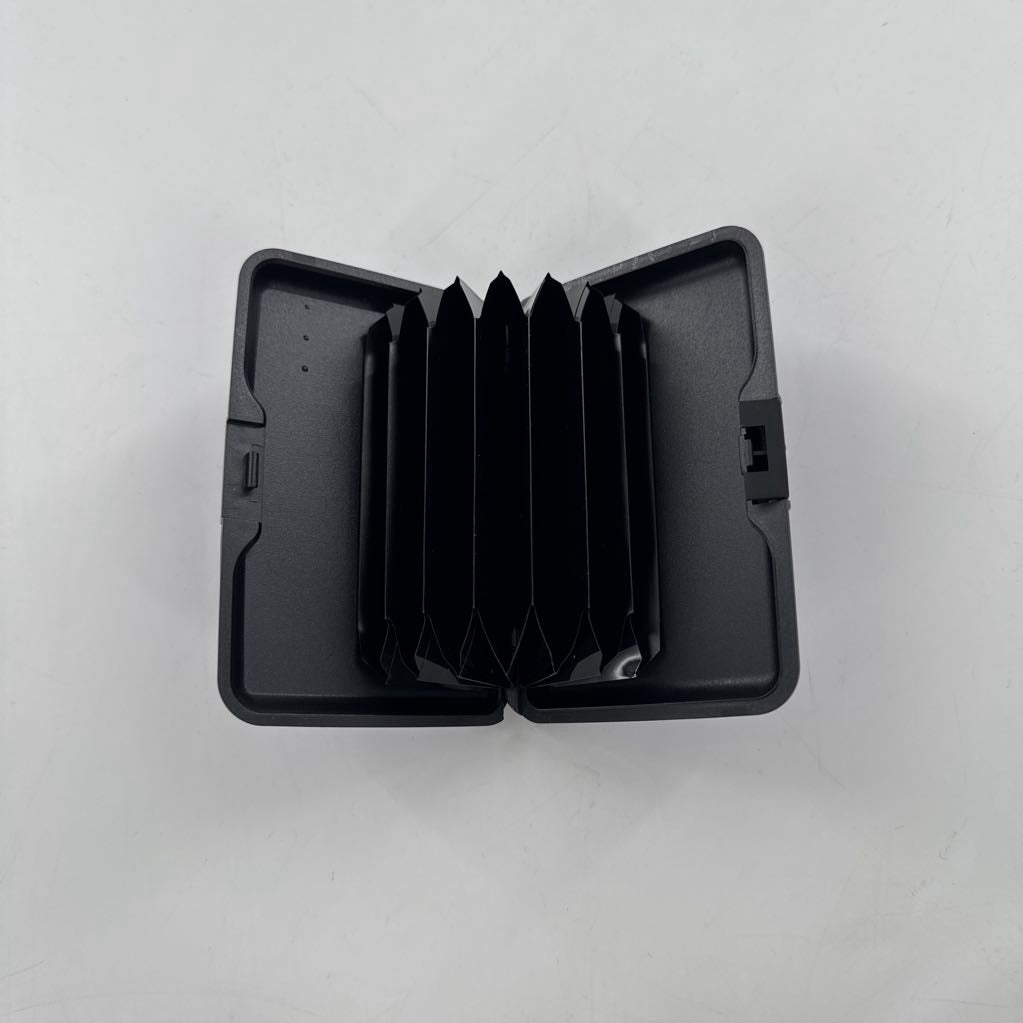 stripe hard case card holder