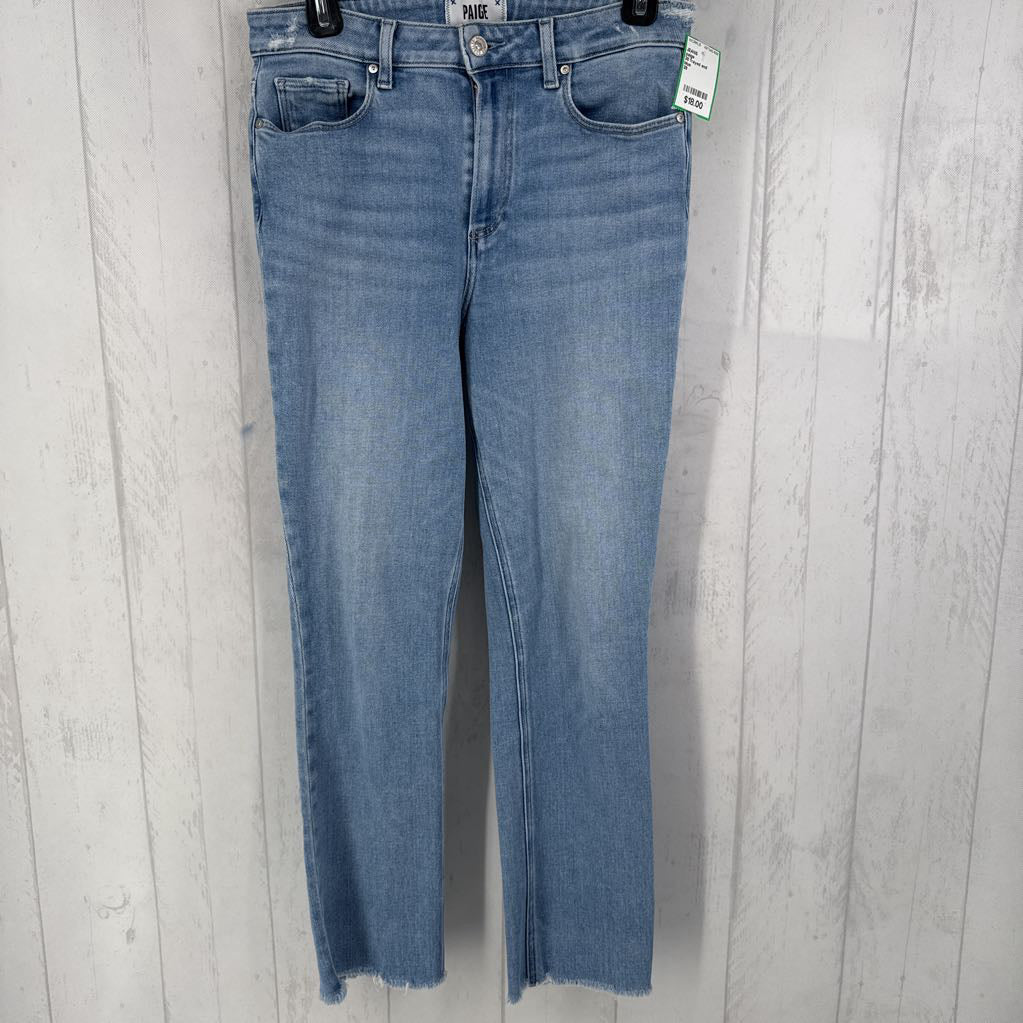 28 frayed end jeans