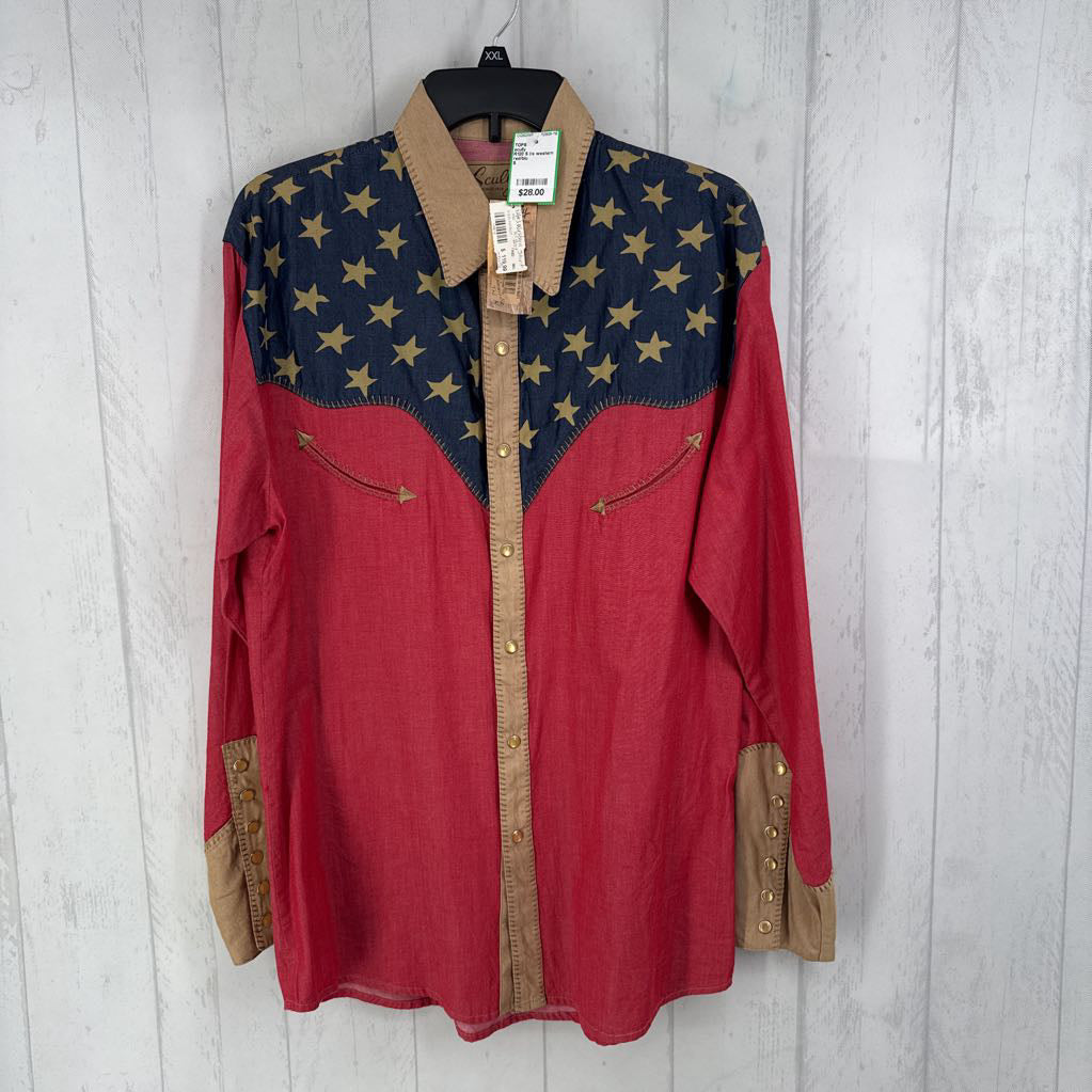 R120 S l/s western shirt