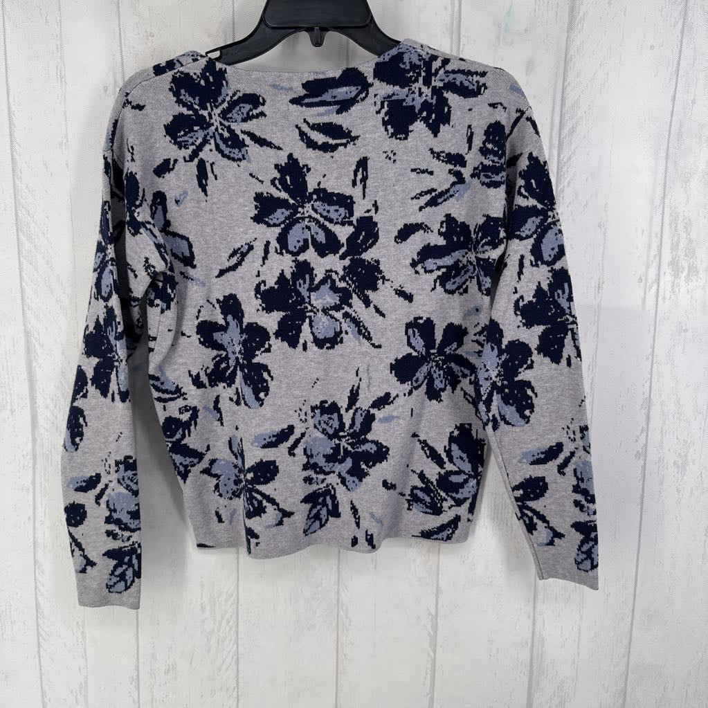 XS l/s flower print sweater