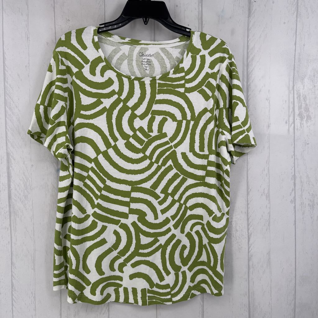XL s/s print top