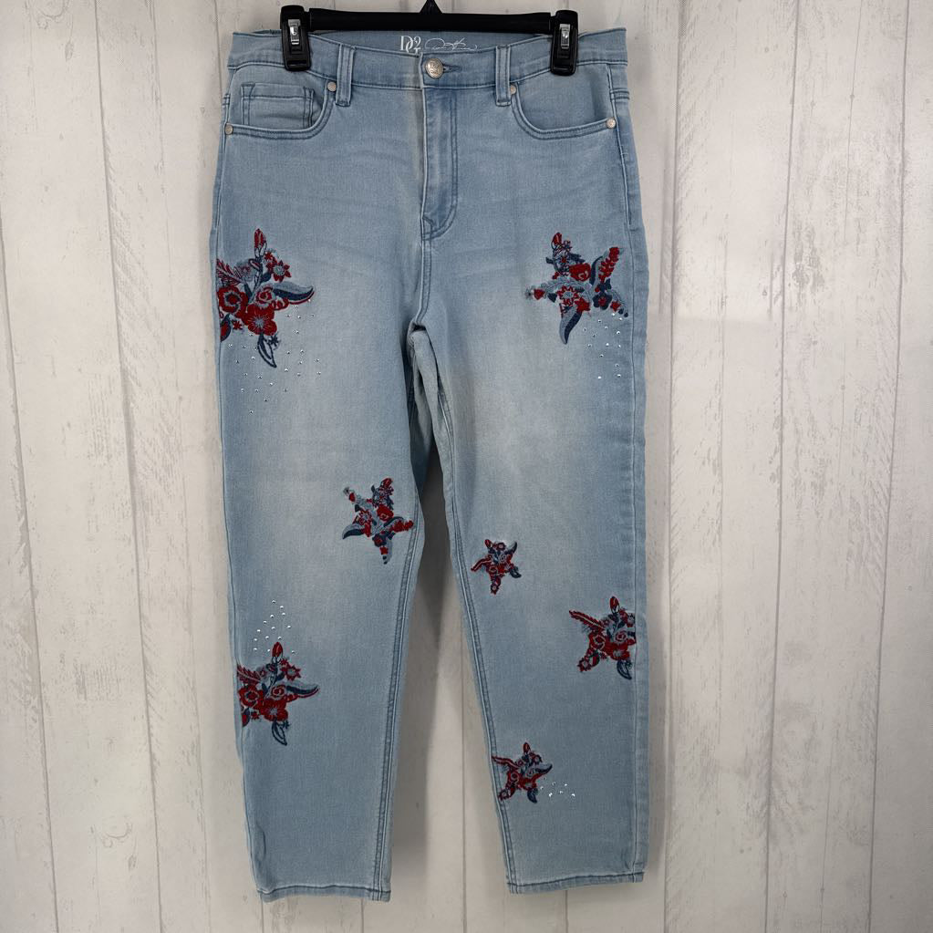 12 embroidered jeans