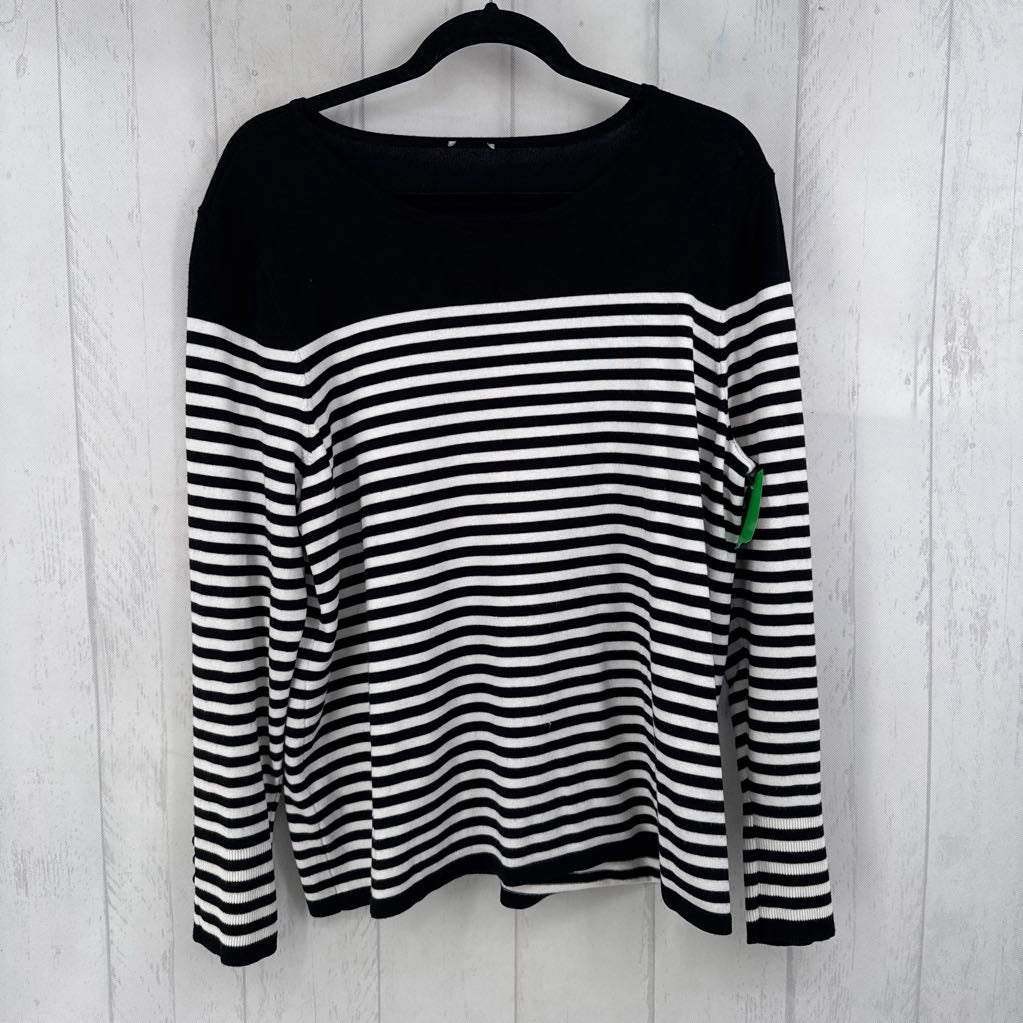 XL l/s stripe top
