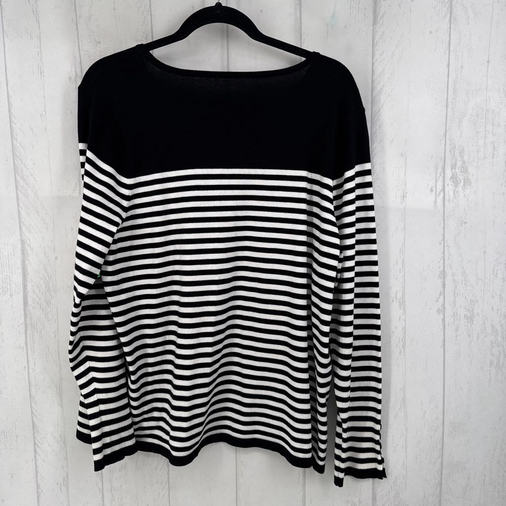 XL l/s stripe top