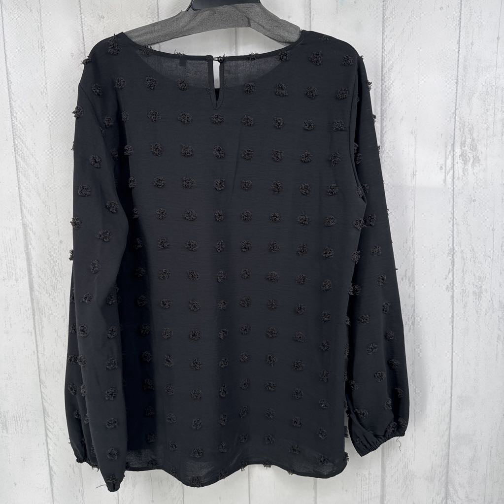 XL l/s textured top