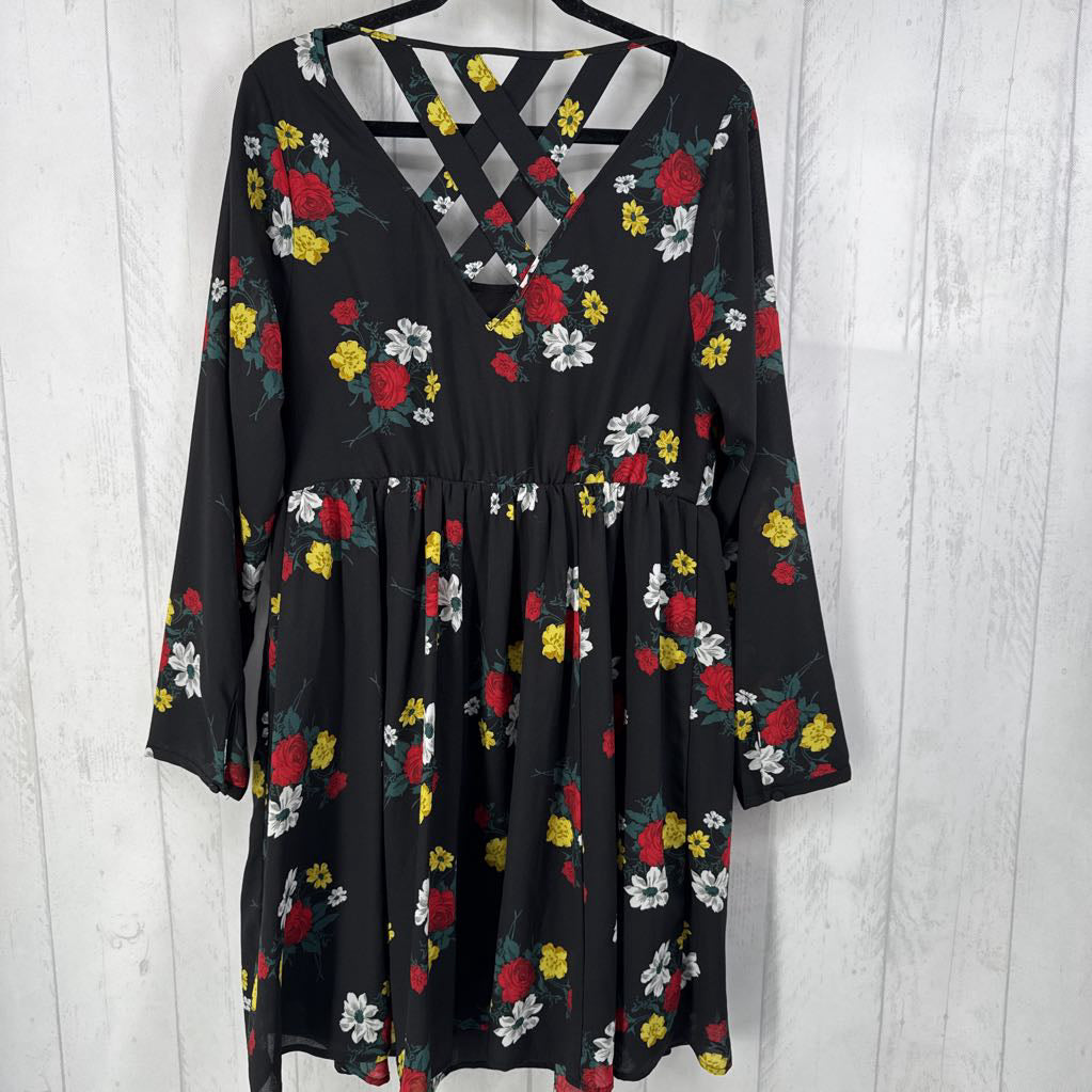 1 l/s floral dress