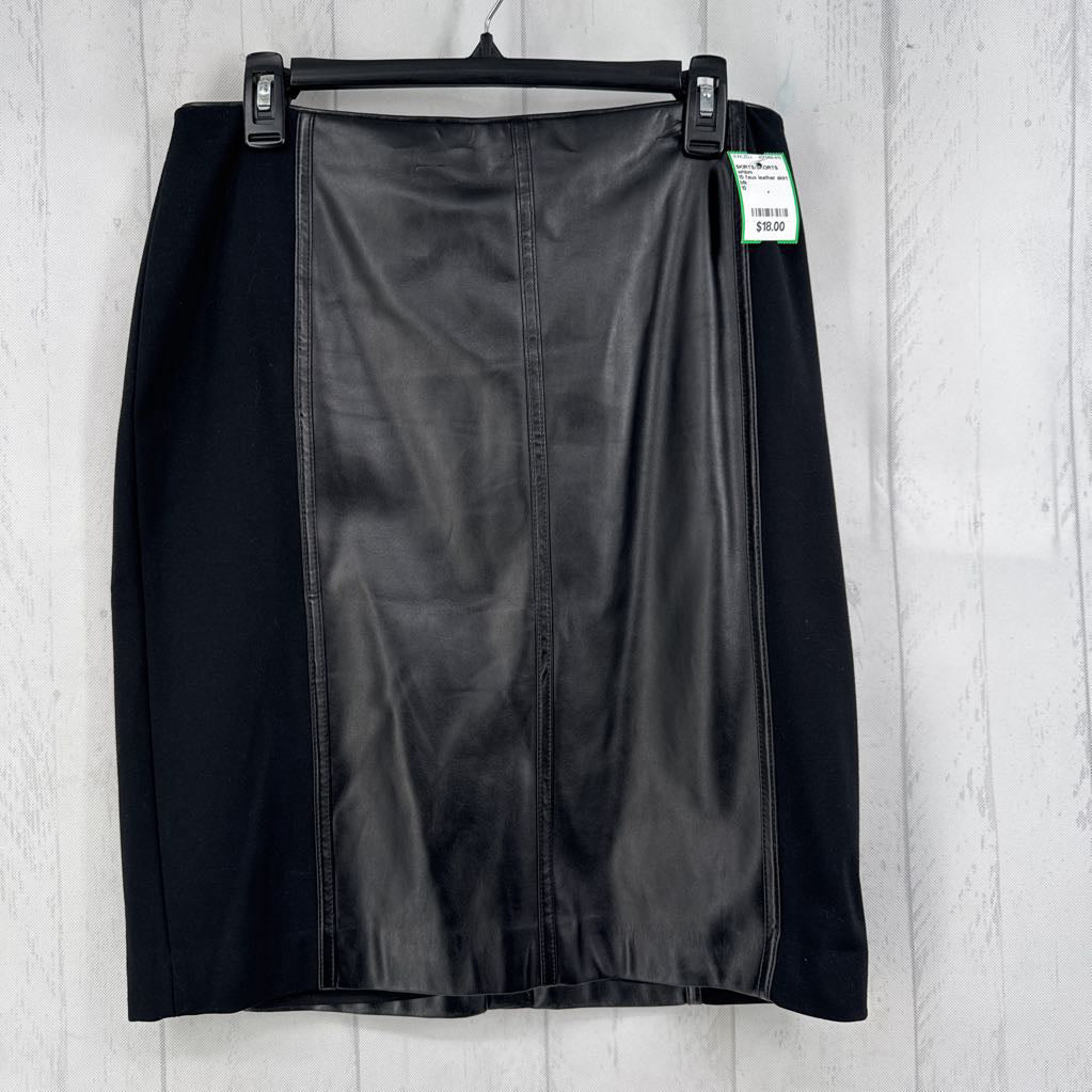 10 faux leather skirt