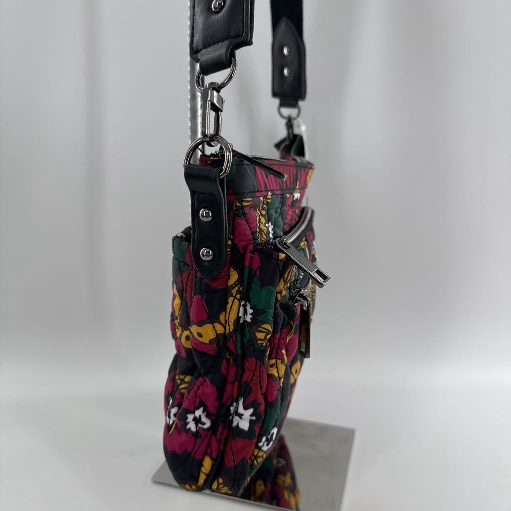 quilted floral crossbody