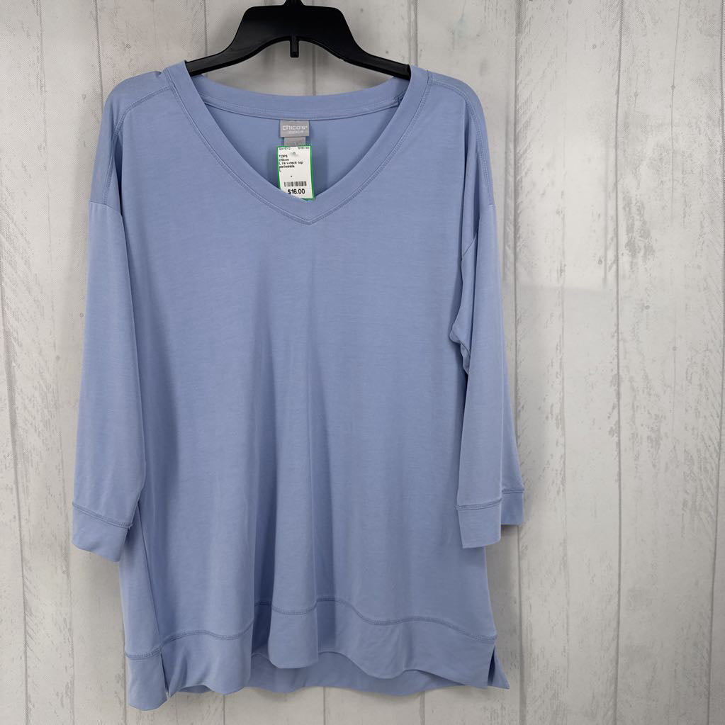 L l/s v-neck top