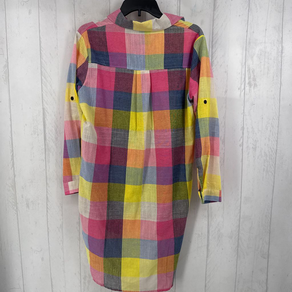 L l/s plaid button shirt