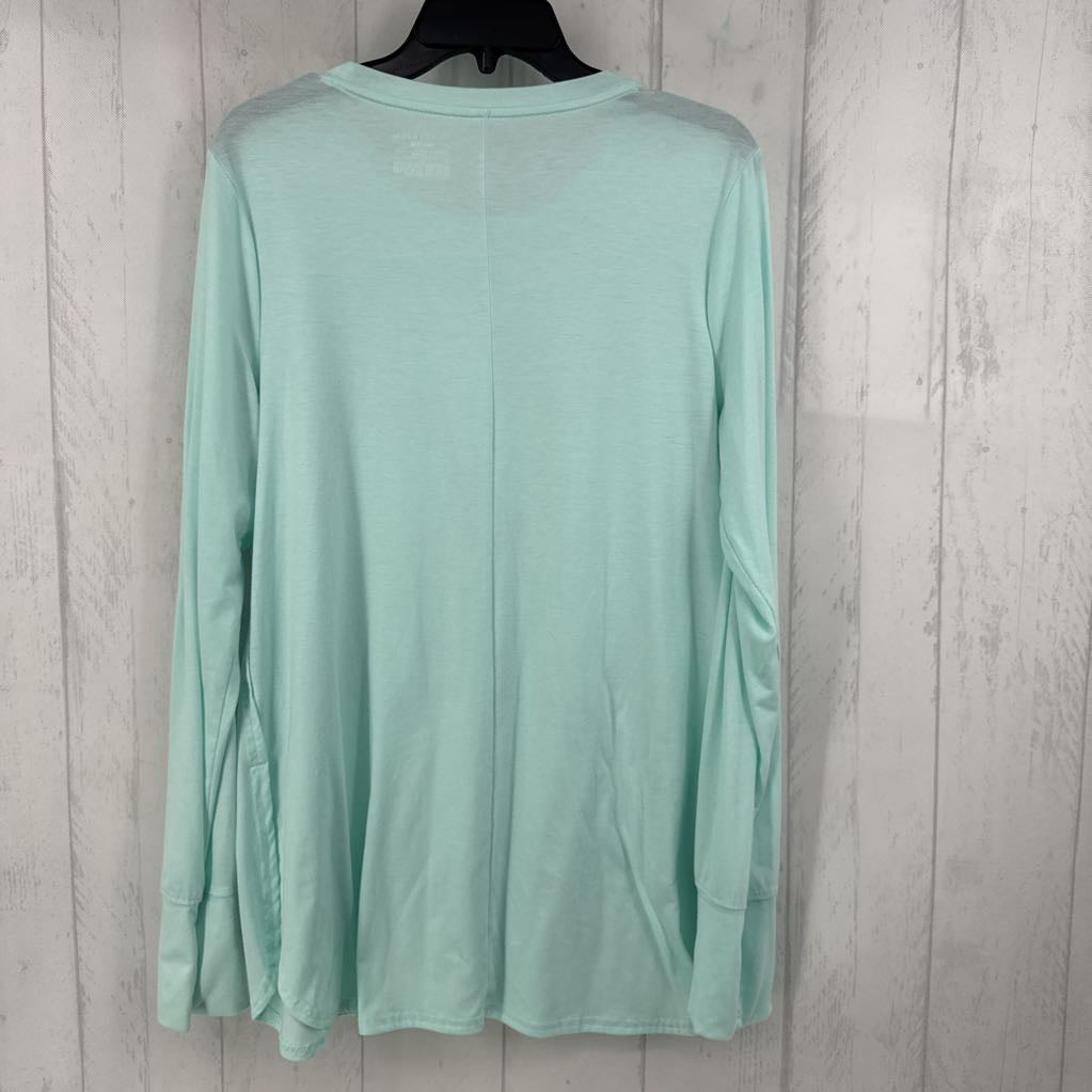 L l/s scoop neck top