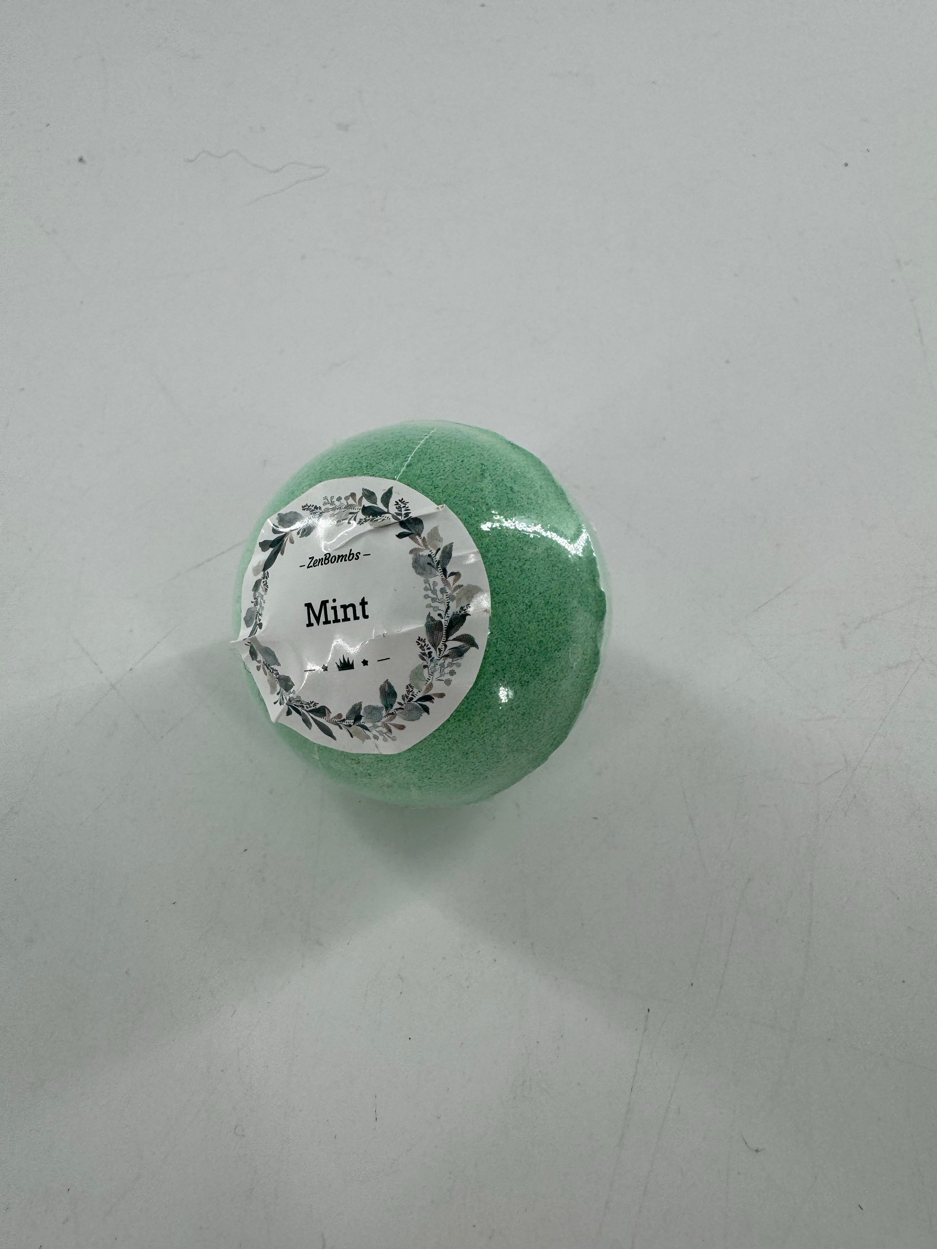 bath bomb-mint