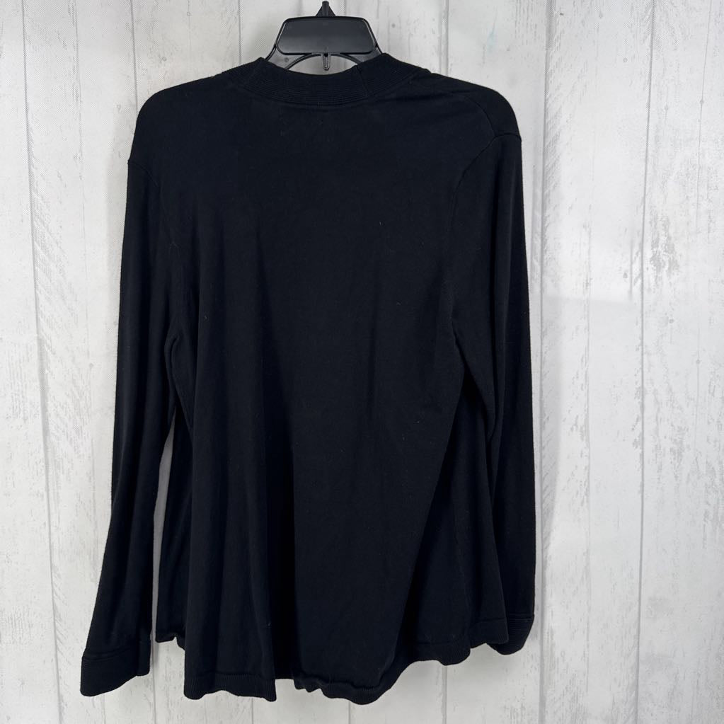 PL l/s open cardigan