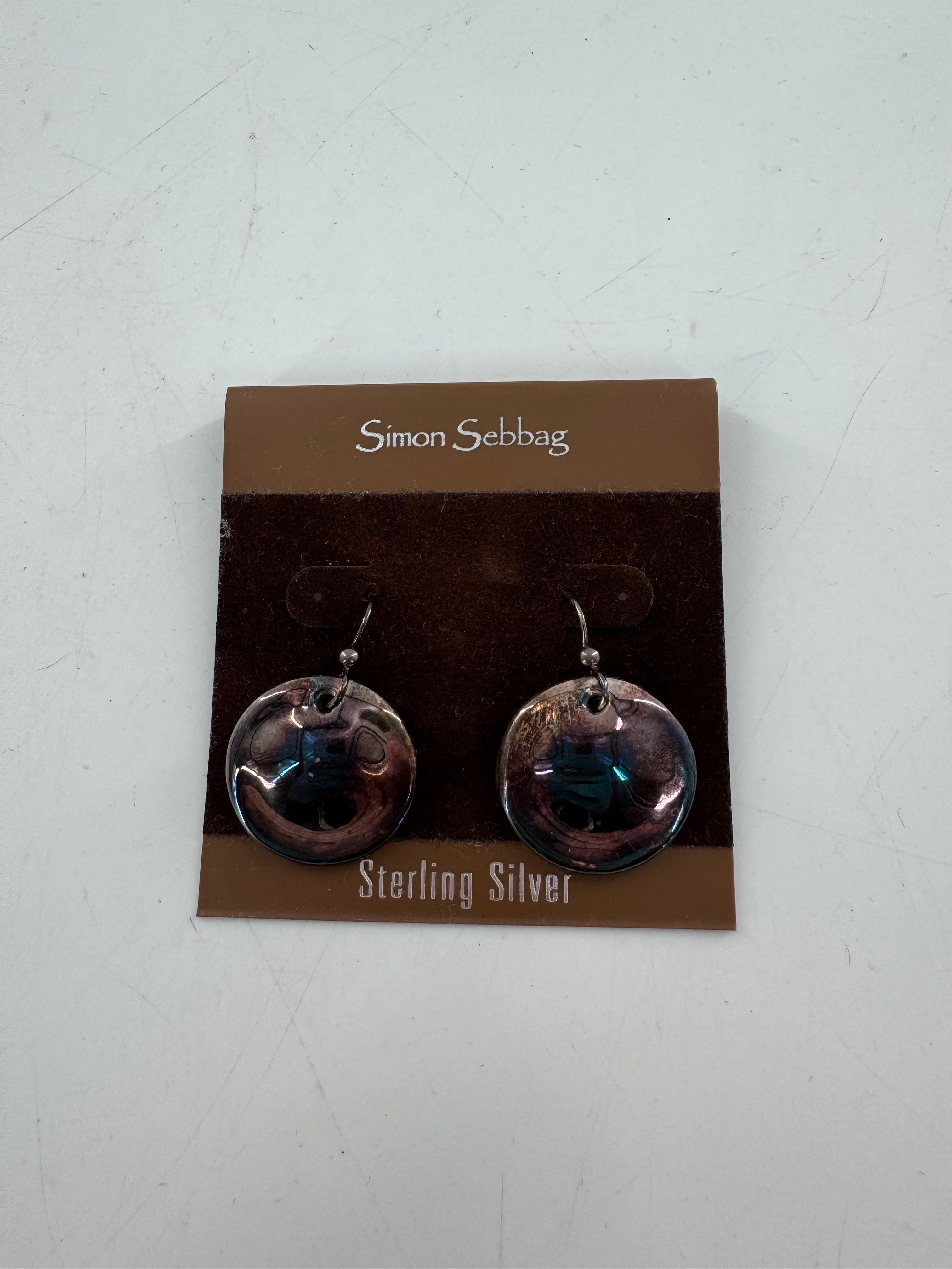 R72 sterling silver drop earrings