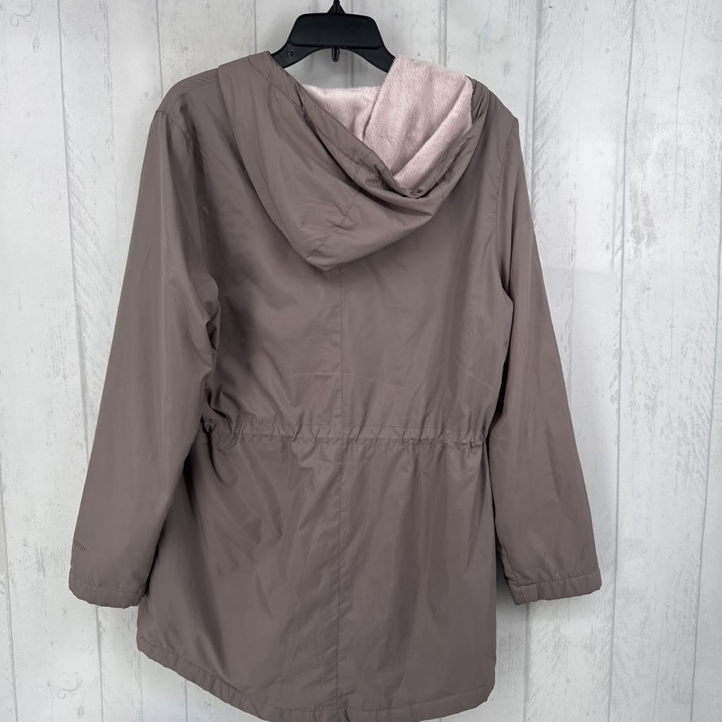 M fleece lined nylon jacket