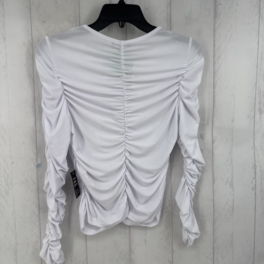 R48 M ruched l/s top