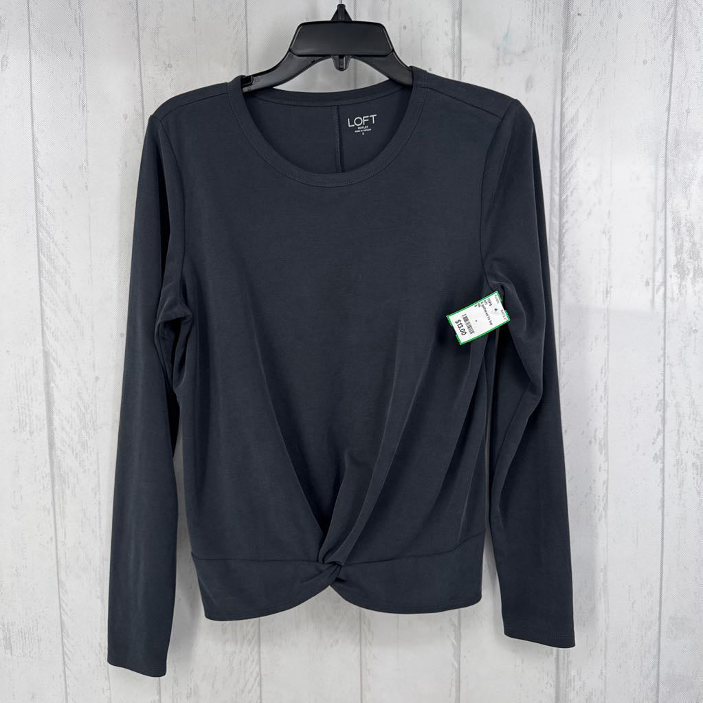 S gathered l/s top