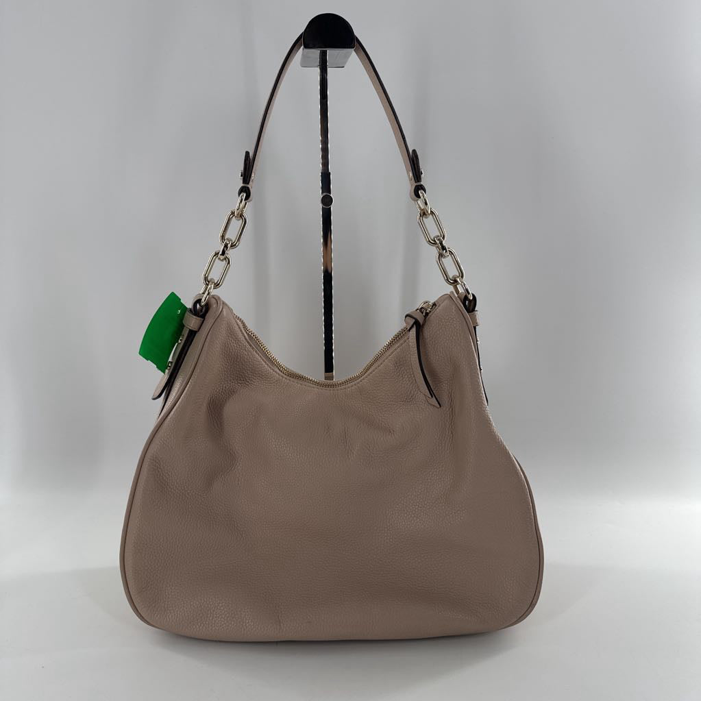 pebbled leather handbag