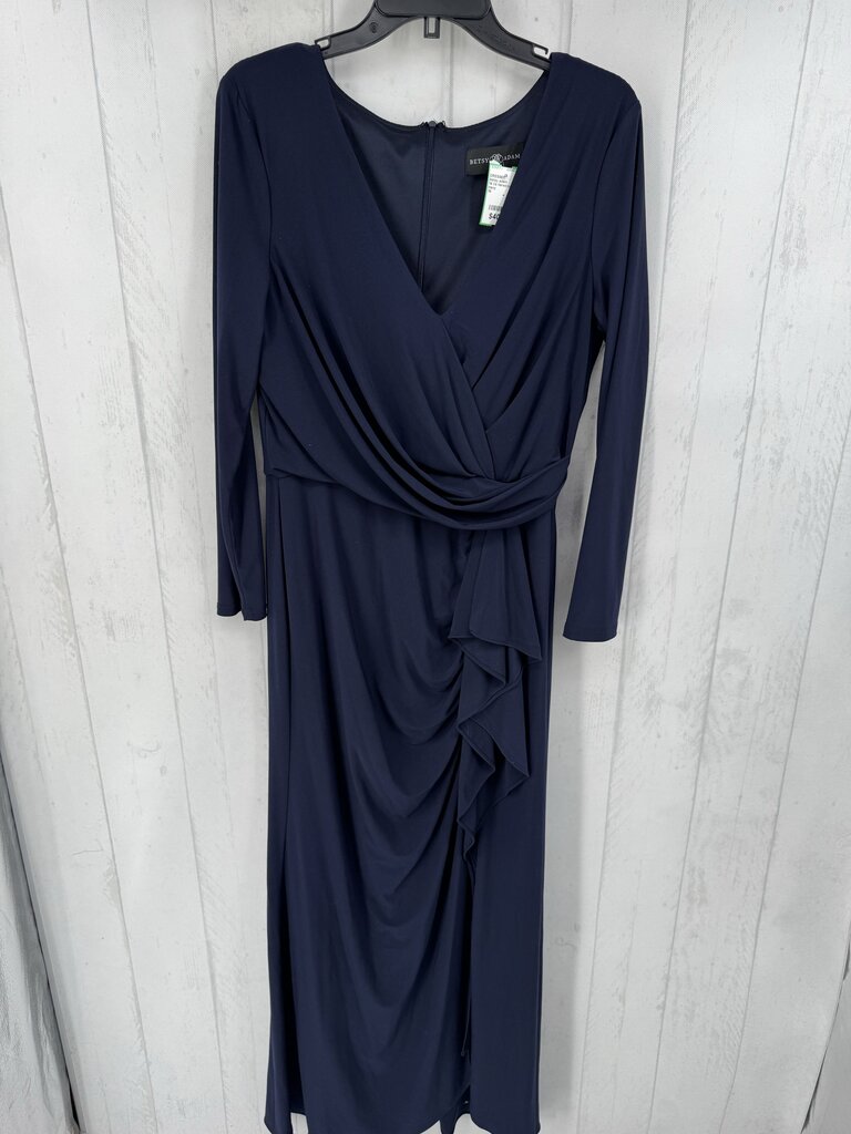 14 l/s tiered ruffle wrap maxi dress