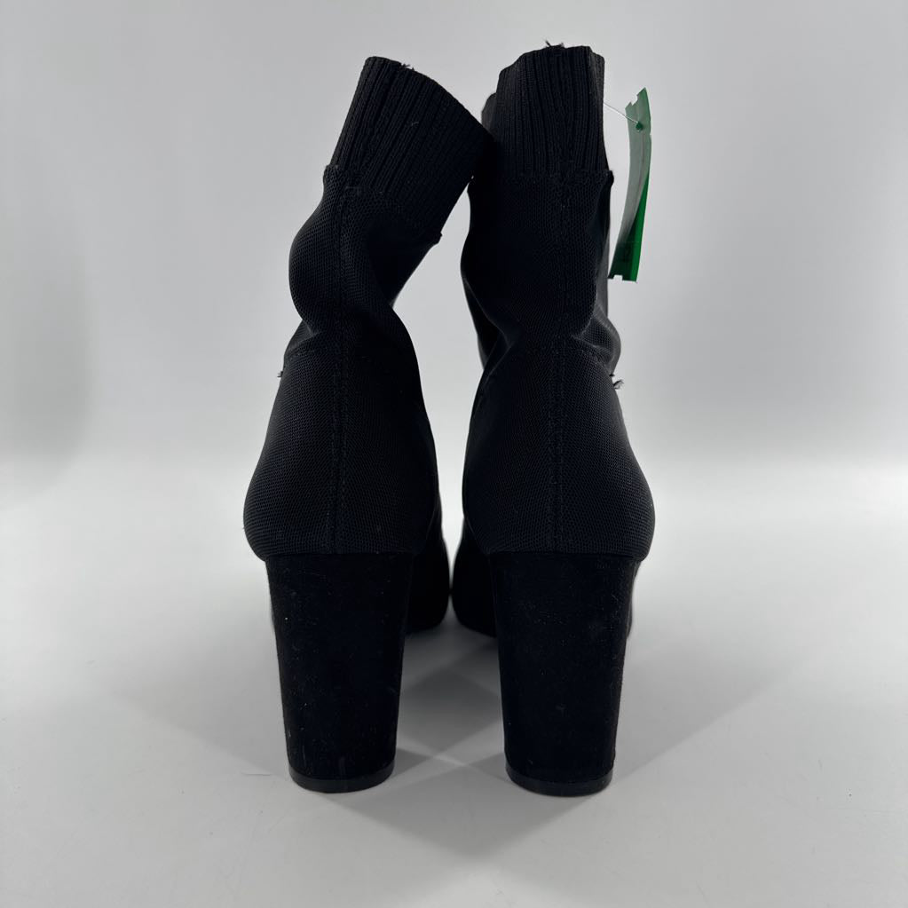 8.5 pointy toe block heel boot