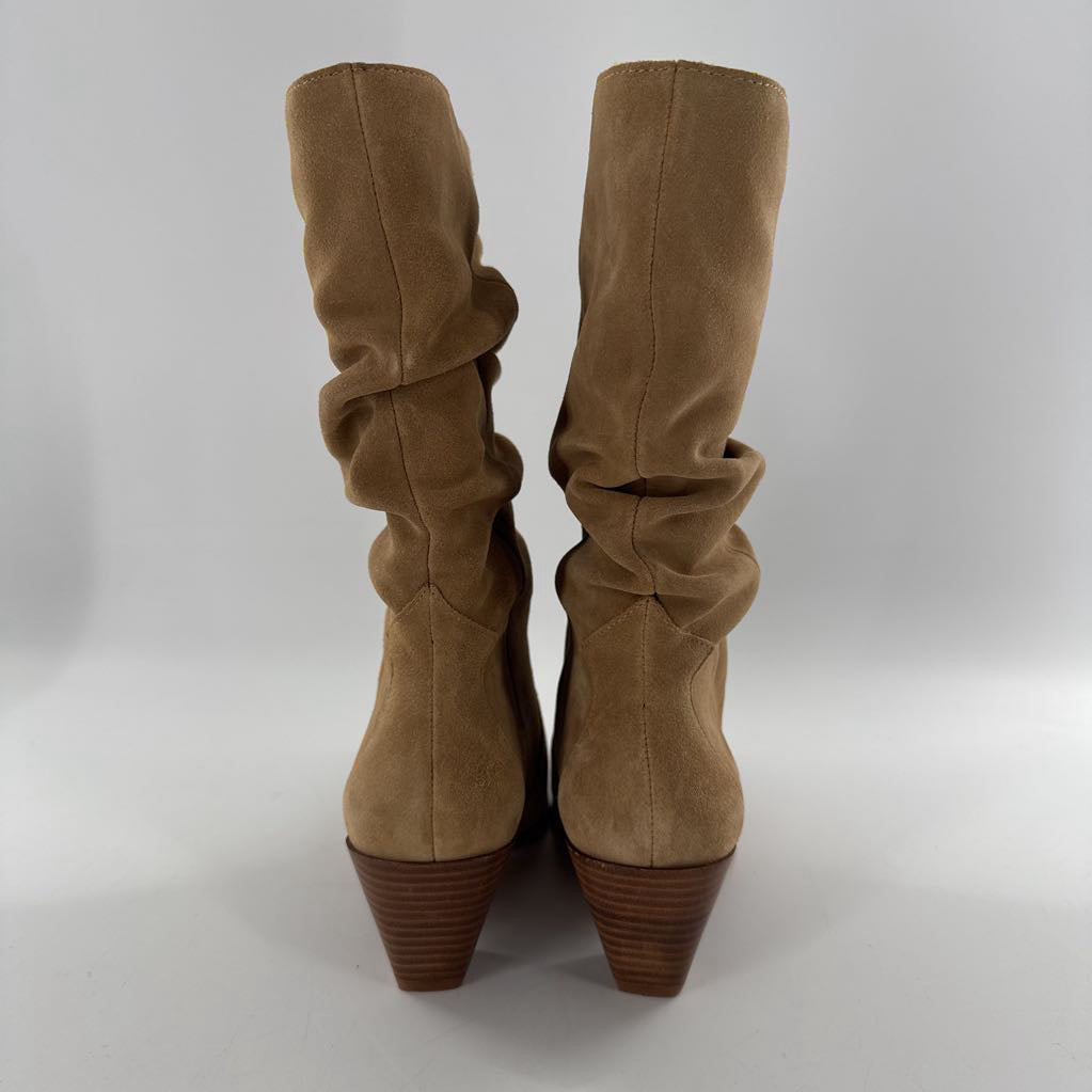 5.5 leather mid-calf boot