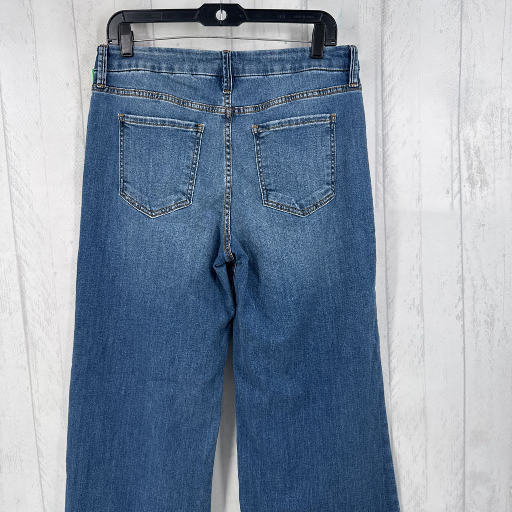 8 wide leg jeans