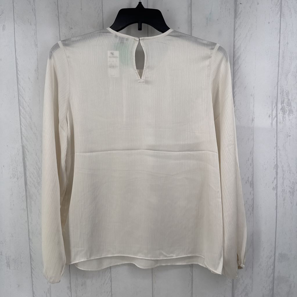 R58 L l/s sheer pleated top