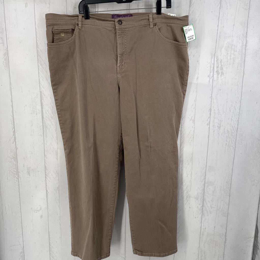 22W straight leg jean