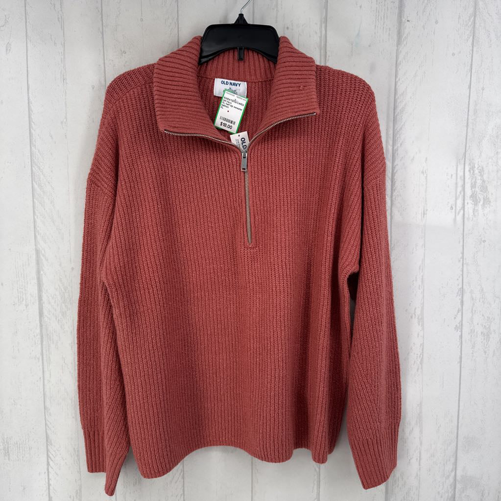 XL half-zip sweater