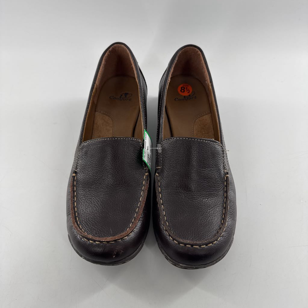 8.5 wedge slip on flats