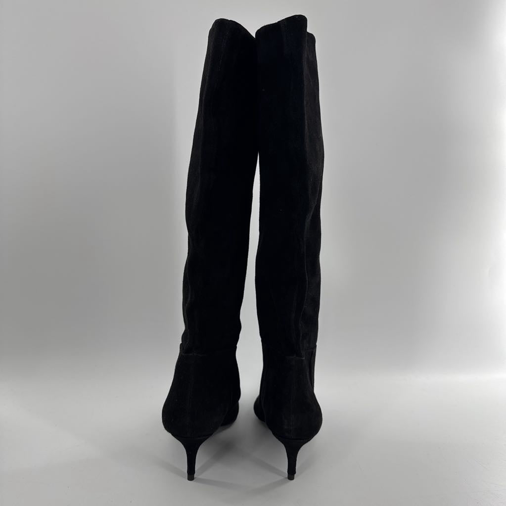 8.5 kitten heel tall boots