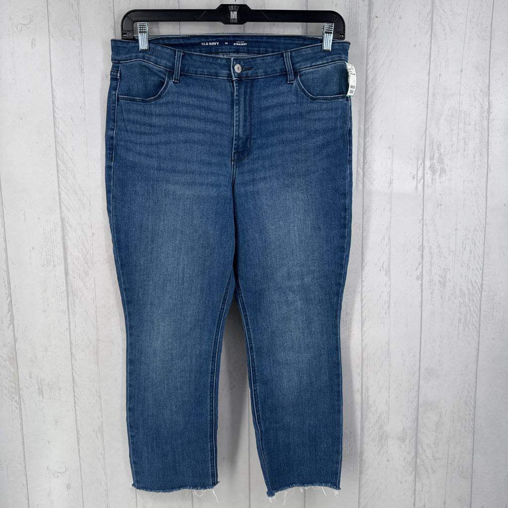 14 hi-rise straight leg jean